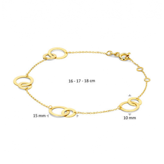 Geelgouden Jackie armband  Nights Bracelet - 26157