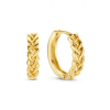 Geelgouden oorringen Jackie Petit Sablon Hoops. - 26158