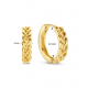 Geelgouden oorringen Jackie Petit Sablon Hoops. - 26158