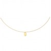 Geelgouden collier Jackie Initial Nacklace 40-42,5-45 cm - 26160