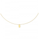 Geelgouden collier Jackie Initial Nacklace 40-42,5-45 cm - 26160