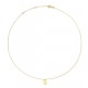 Geelgouden collier Jackie Initial Nacklace 40-42,5-45 cm - 26160
