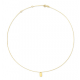 Geelgouden collier Jackie Initial Nacklace 40-42,5-45 cm - 26160