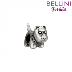 Bellini zilveren bedel hond. - 26174