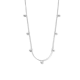 Collier zilver met bolletjes 40+4cm - 26256