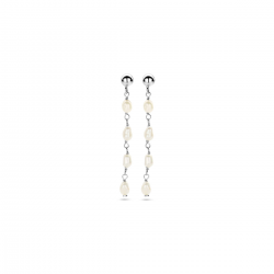 Zilver gerhodineerde Oorhangers. - 26257