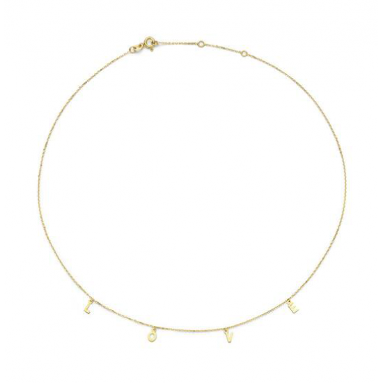 Gouden collier Jackie L.O.V.E. - 26274