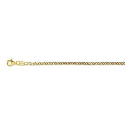 Zilver verguld Anker collier, lengte 45cm. - 26300