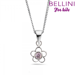 Bellini Zilveren hanger bloem (incl. collier). - 26304