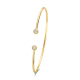 14k geelgouden armband spang 0.19ct h si - 26331