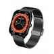 Smartwatch SW070 - Ø46 - ZWART, Milanese band. - 26358