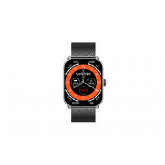 Smartwatch SW070 - Ø46 - ZWART, Milanese band. - 26358