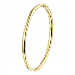 Bangle met scharnier, ovale buis 4,0 mm - 26361