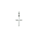 Zilveren hanger, Kruis. - 26363