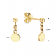 Dangling Disc Studs - 14 karaat goud - 26375