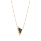 Arrow Abalone Pendant collier - Gold plated Lengte 45-50cm - 26376