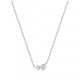 Orb Sparkle Pendant collier - Zilver - 26378