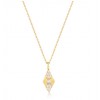 Ania Hai Gold Pearl Geometric Pendant Ketting - Gold Plated - 26384