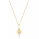 Ania Hai Gold Pearl Geometric Pendant Ketting - Gold Plated - 26384