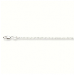 Zilveren gourmet collier  - 1.2mm- 42cm - 26387