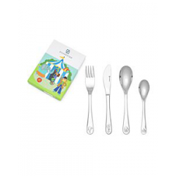 Kindercouvert 4-delig Circus rvs - 26423