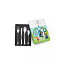 Kindercouvert 4-delig Circus rvs - 26423