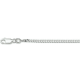 Zilveren collier gourmette 4-zijdes geslepen 2,4 mm. Lengte 70cm. - 26426