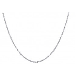 zilveren anker schakelketting lengte 60cm - 26429