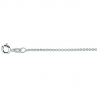 Zilveren anker collier 1,2mm lengte 45cm - 26511