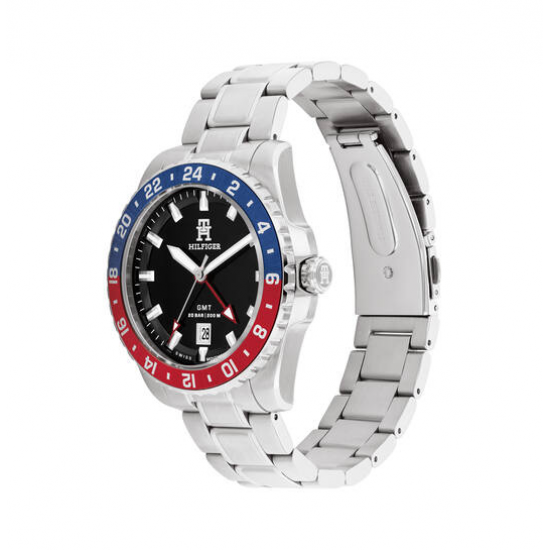 Tommy Hilfiger Herenhorloge TH85 GMT 42 mm TH1792131 - 26555