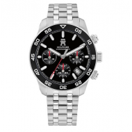 Tommy Hilfiger heren horloge, TH85 CHRONOGRAPH - Ø41 - Zilverkleurig - 26564