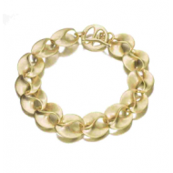 Jorge Revilla, vergulde armband uit de Love collectie. lengte 18cm - 26637