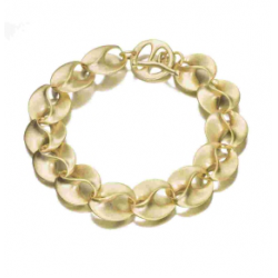 Jorge Revilla, vergulde armband uit de Love collectie. lengte 18cm - 26637