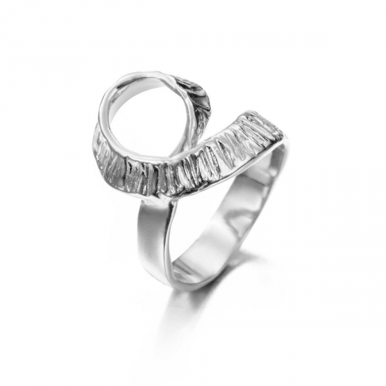 Jorge Revilla zilveren ring uit de SEAWEED collectie. - 26643