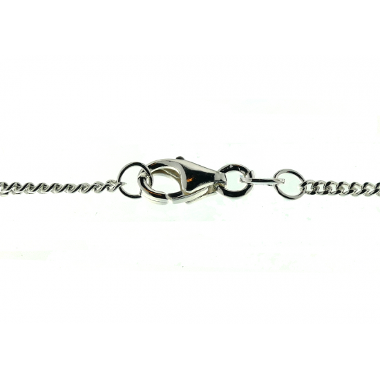 Zilveren Gourmet collier 50cm - 26672