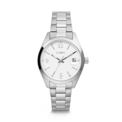 Olympic dameshorloge, serie Louise, met witte wijzerplaat. - 26816