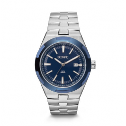 Olympic herenhorloge, serie Legacy, met blauwe wijzerplaat. - 26820
