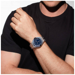 Olympic herenhorloge, serie Legacy, met blauwe wijzerplaat. - 26820