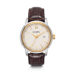Olympic herenhorloge met lederen band, serie Victor. - 26821