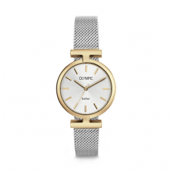 Olympic dameshorloge, serie Horizon, Milanese band. - 26822
