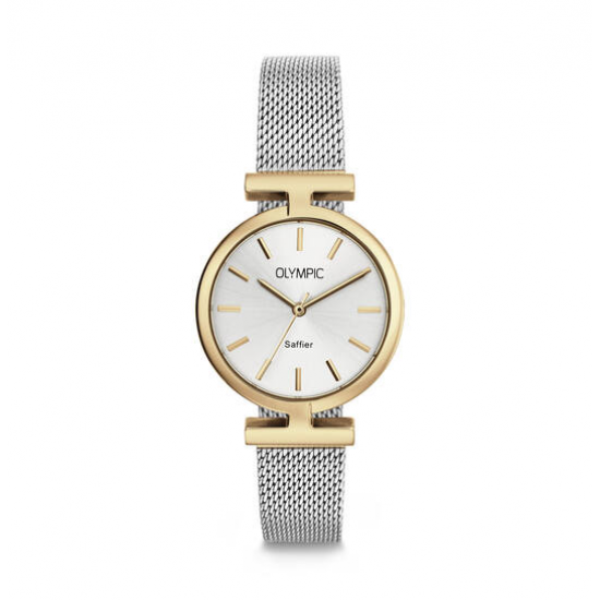 Olympic dameshorloge, serie Horizon, Milanese band. - 26822
