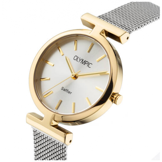 Olympic dameshorloge, serie Horizon, Milanese band. - 26822