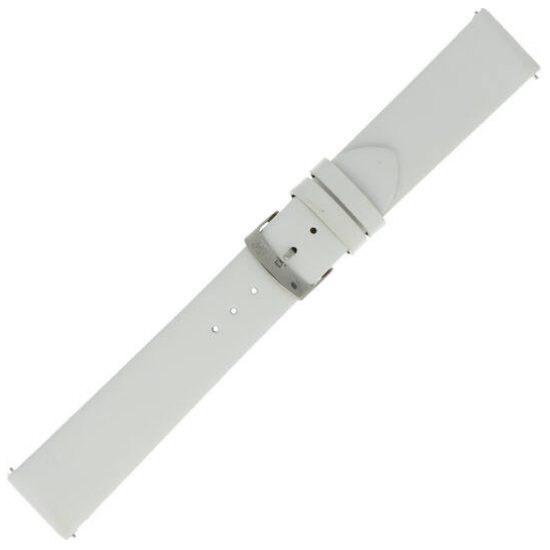 Morellato horlogeband MICRA-EVOQUE - wit - glad gestikt aanzetmaat 18mm - 26825